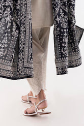 Stitched Beige Embroidered Shalwar